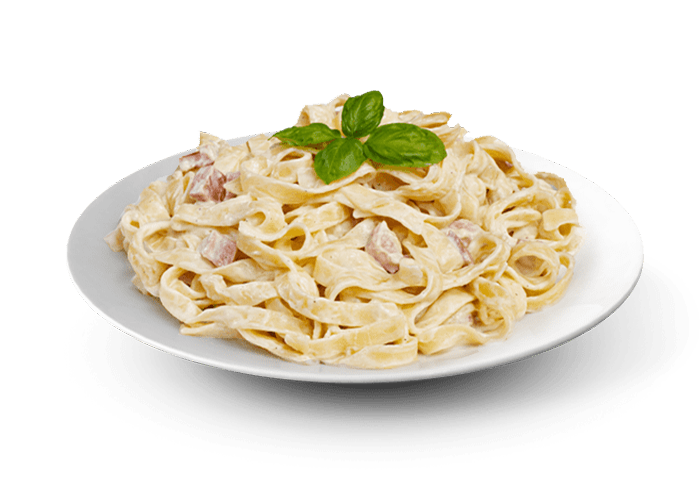 TAGLIATELLES A LA CARBONARA