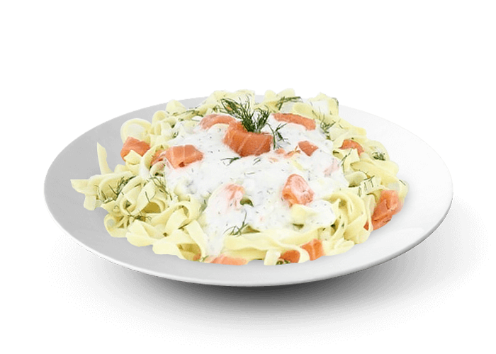 TAGLIATELLES  AU SAUMON